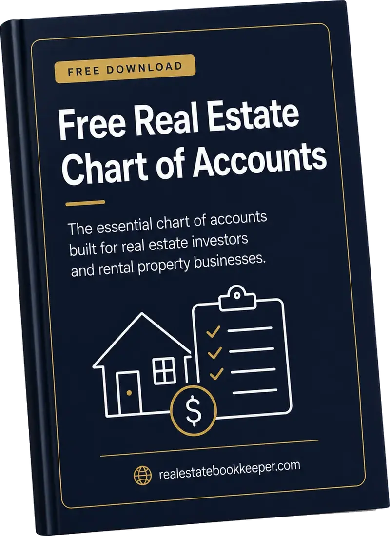Real Estate Chart of Accounts spreadsheet preview